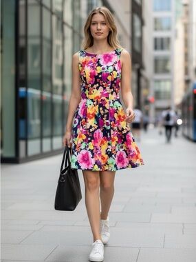 The Limited Floral Dress Sz 4 EUC